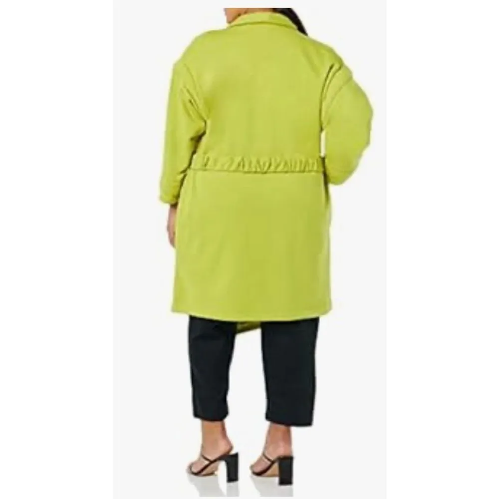 NEW TEREA Women's Alaina Wrap French Terry Jacket 2X NO BELT Green Size XXL - Image 2