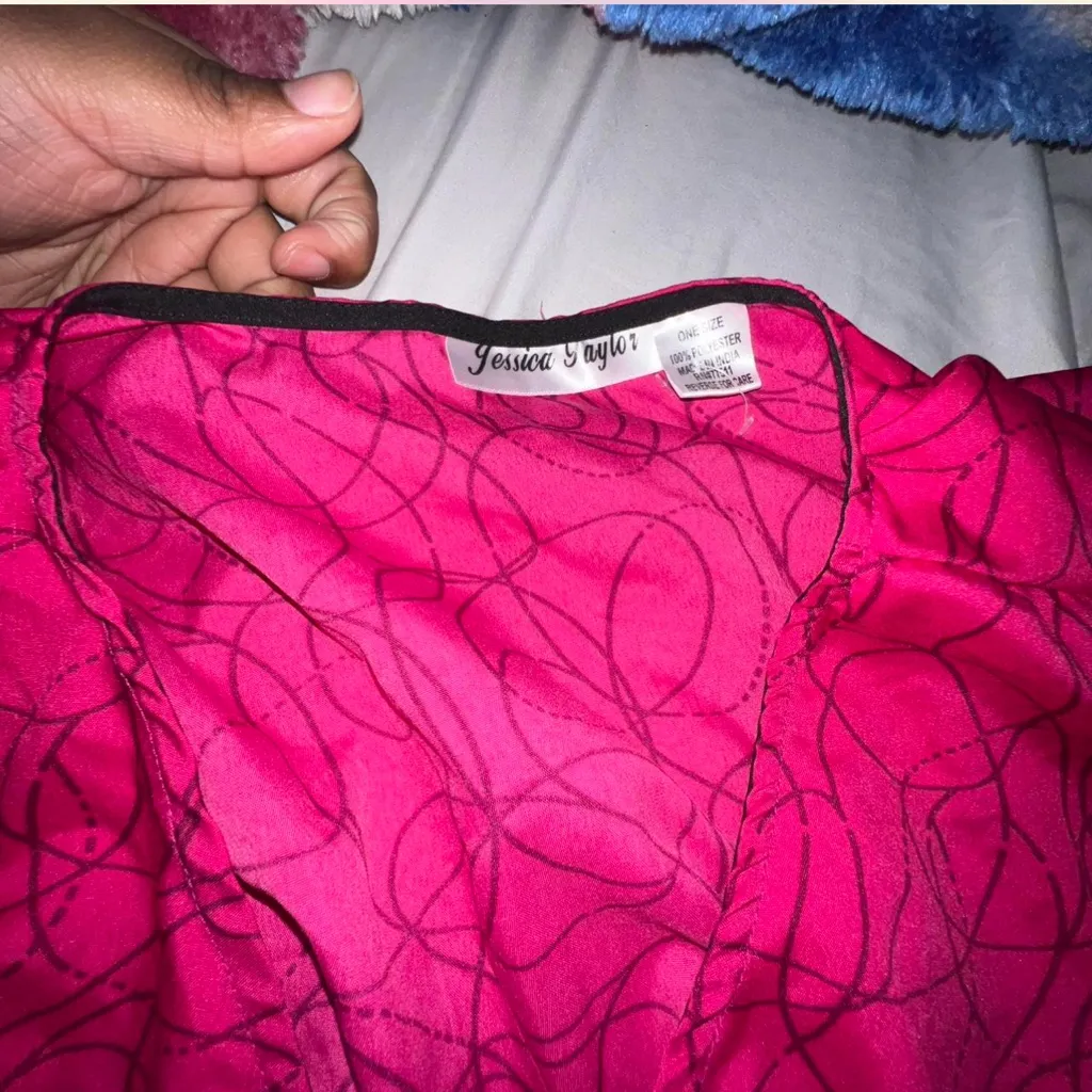 Jessica Taylor Pink Patterned dress - Image 2