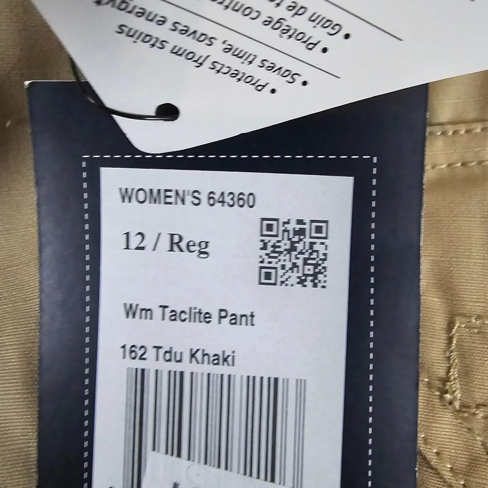 NWT 5.11 Tactical Womens Khaki Taclite Pro Pants 12 Regular - Image 3