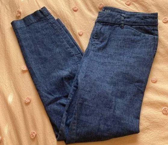 Chambray cropped dress pants - Image 2