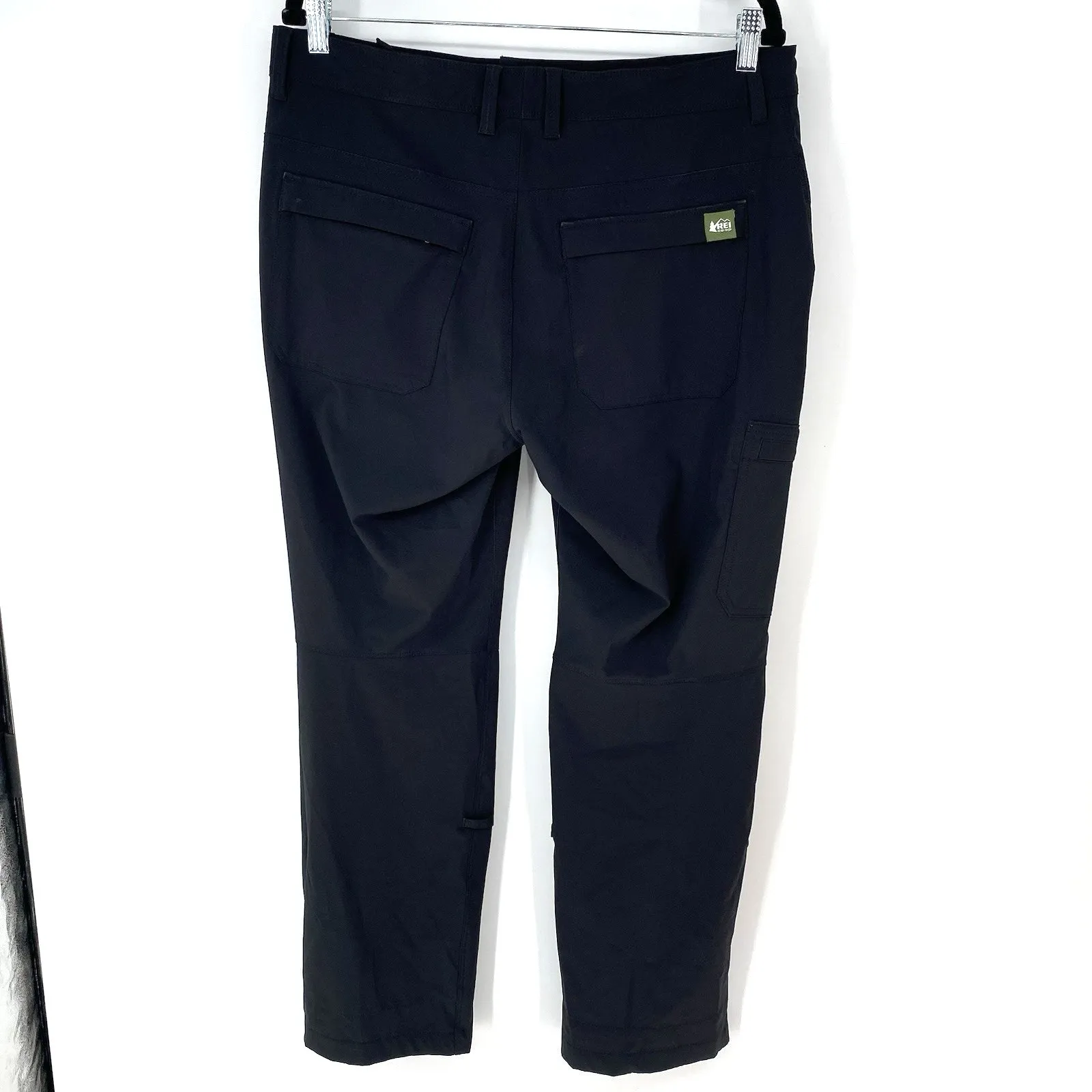 REI Co Op Kornati Roll up Tech Pants Women's Size 12 Petite Black - Image 2