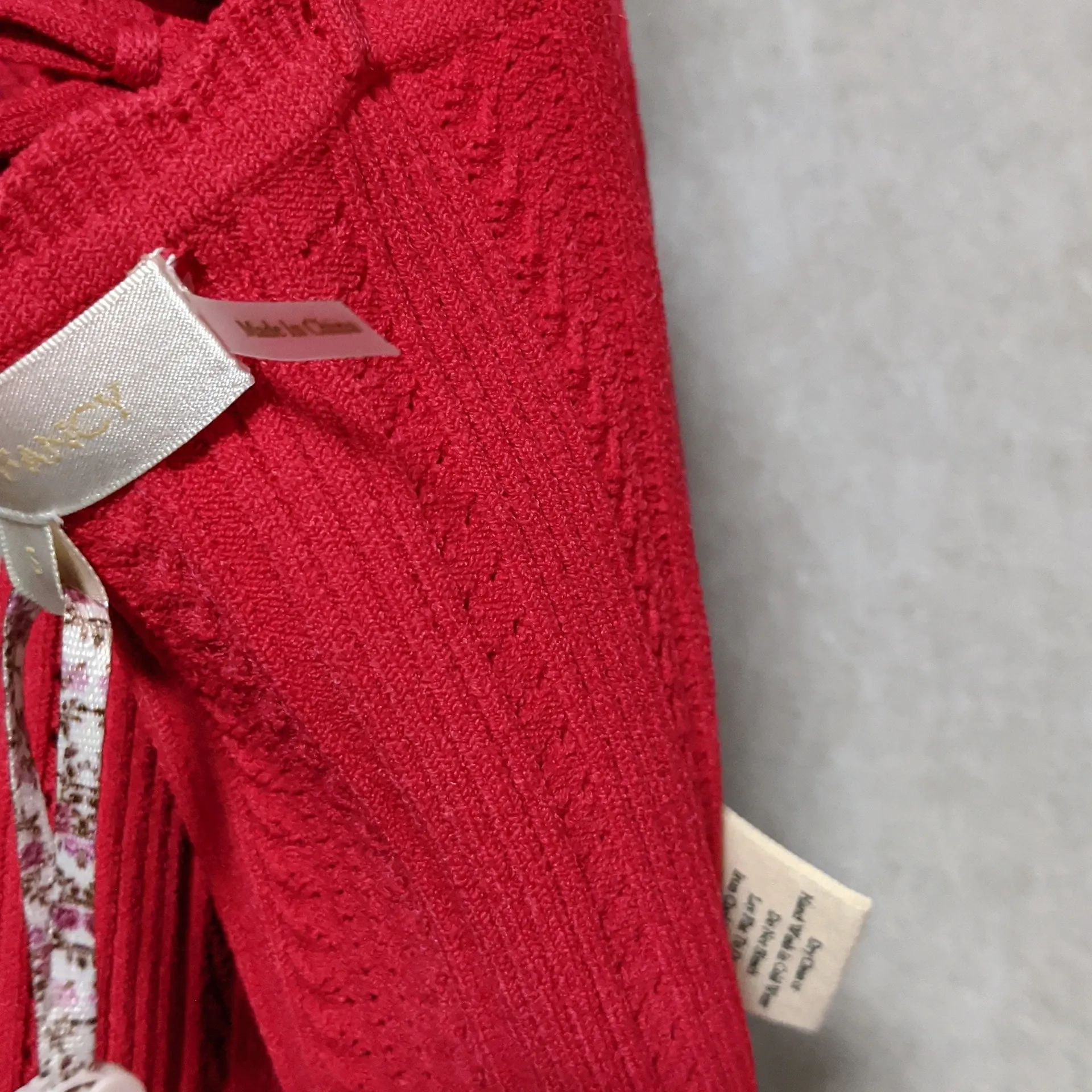 LoveShackFancy Garrett Top - Candy Apple - Image 5