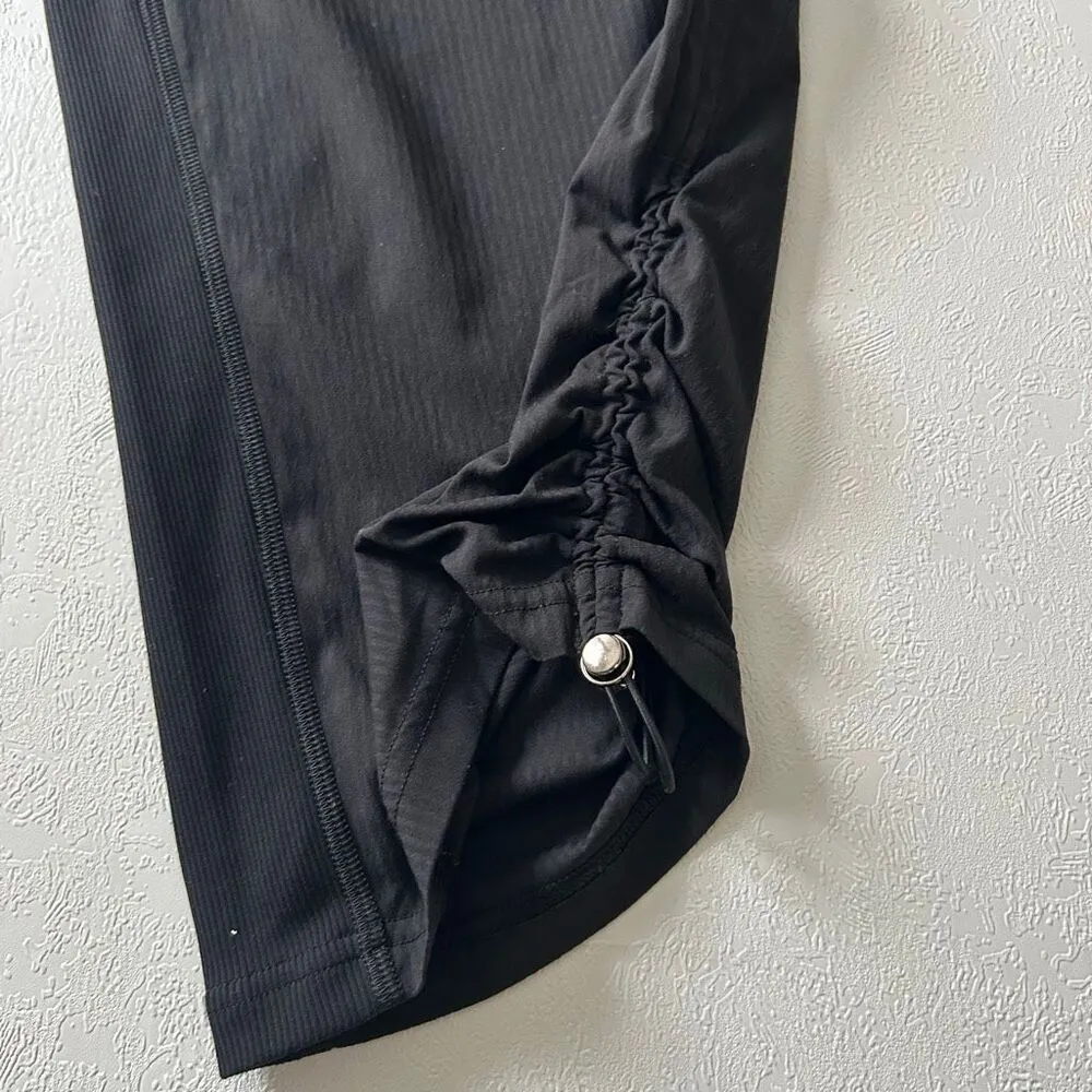 Lululemon Dance Studio Crop Pants Black | Size 14 | Drawstring Waist Lightweight - Image 8