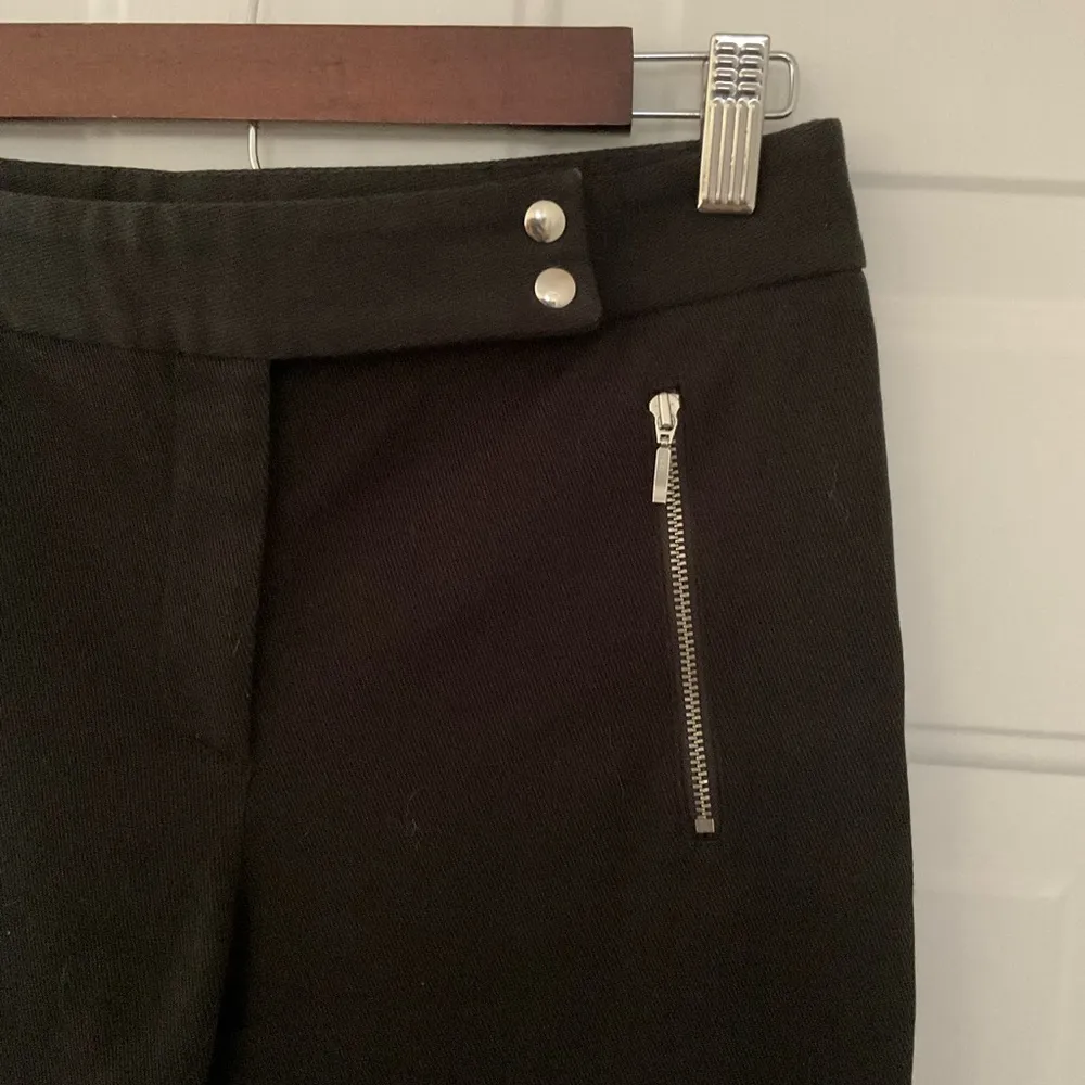 Anthropologie Jodphur Straight Leg Jeans Size 4 Black Made in Italy - Image 3