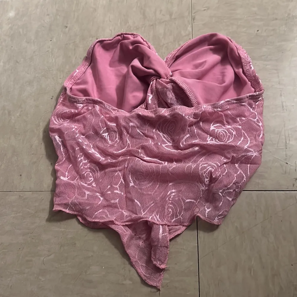 Shein Pink Strapless Top - Image 2