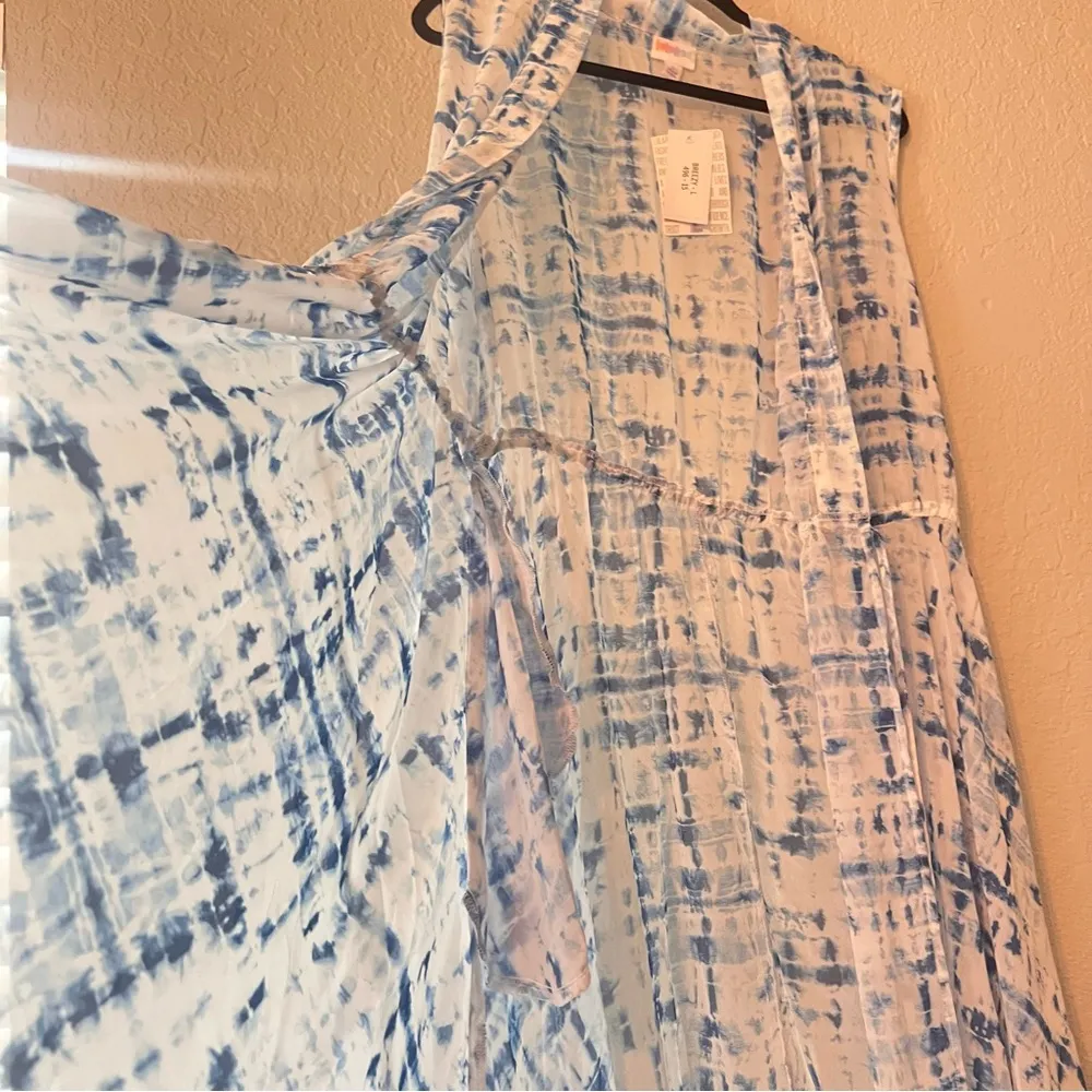 LULAROE Long Beach Kimono Cardigan Open Front Swimsuit Cover Up BREEZY NWT #136 - Image 6