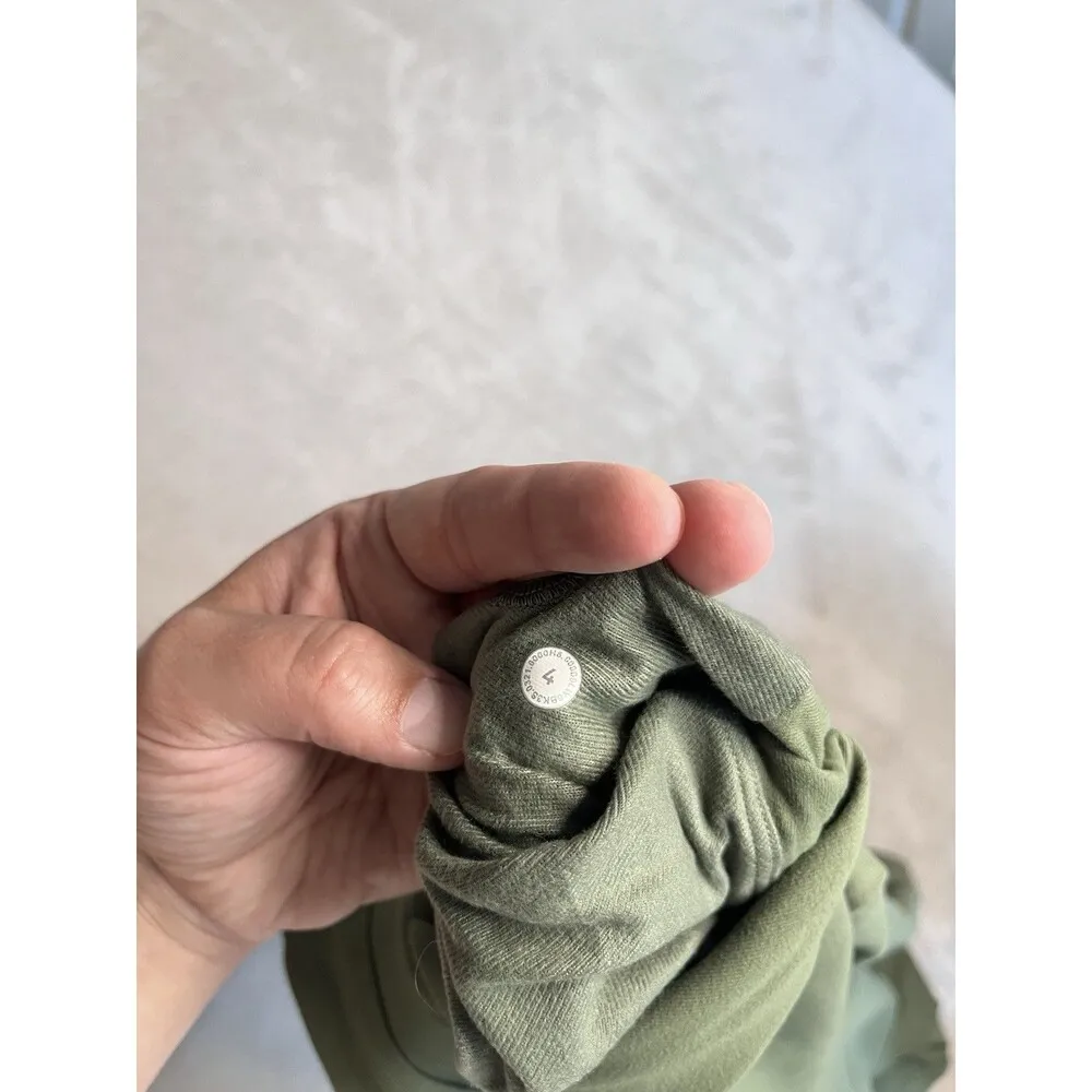 Lululemon Joggers Women's 4 Green Twill Ready To Rulu High - Image 10