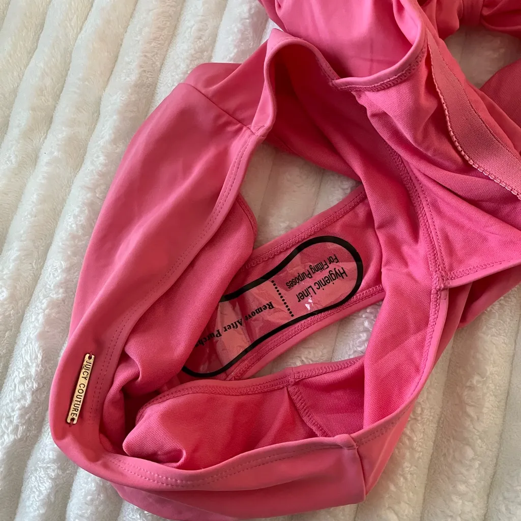 NWOT Juicy Couture Pink One-Piece Swimsuit - Image 7