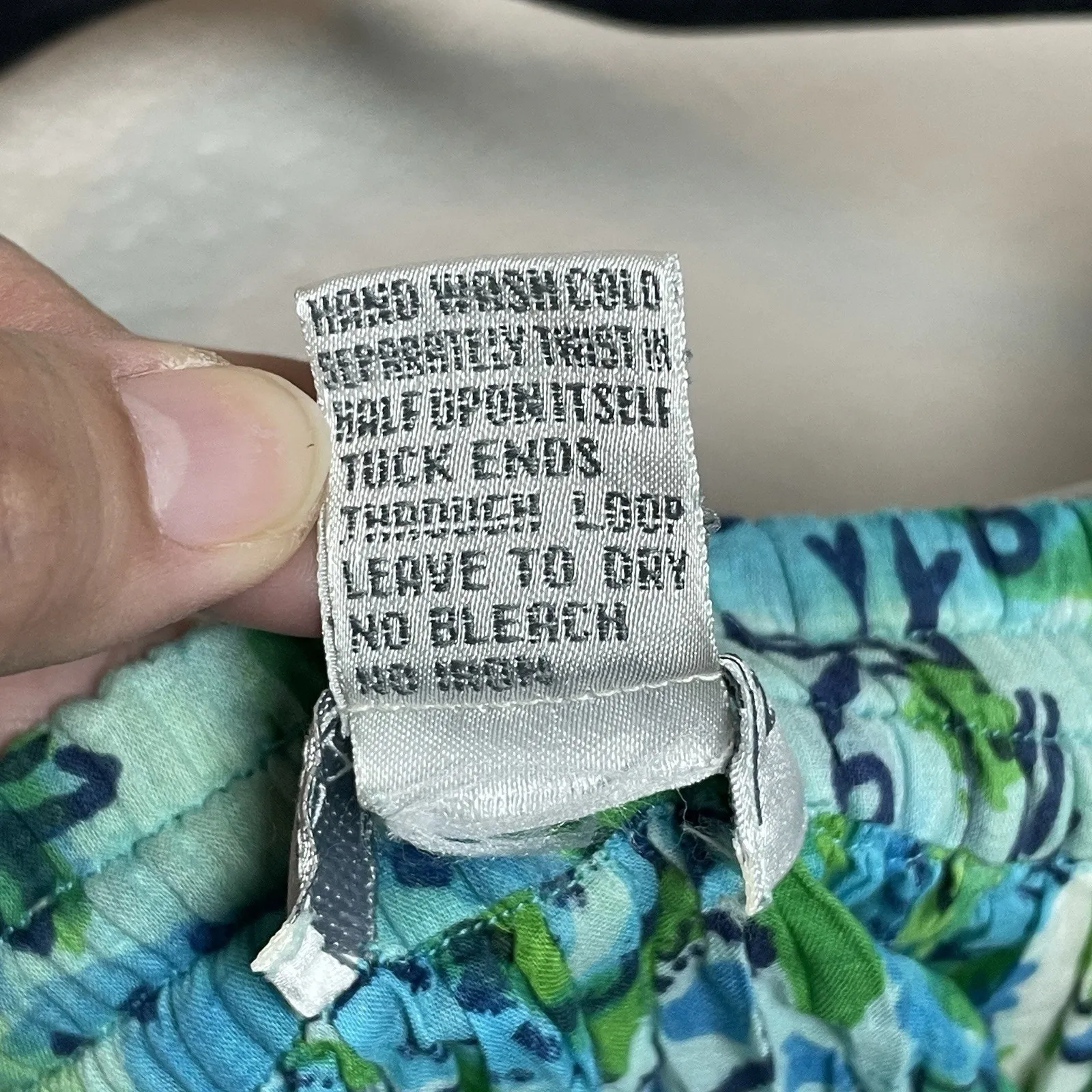 SANDY STARKMAN Large Blue Green Prairie Boho Crinkle Broomstick Long Maxi Skirt - Image 5