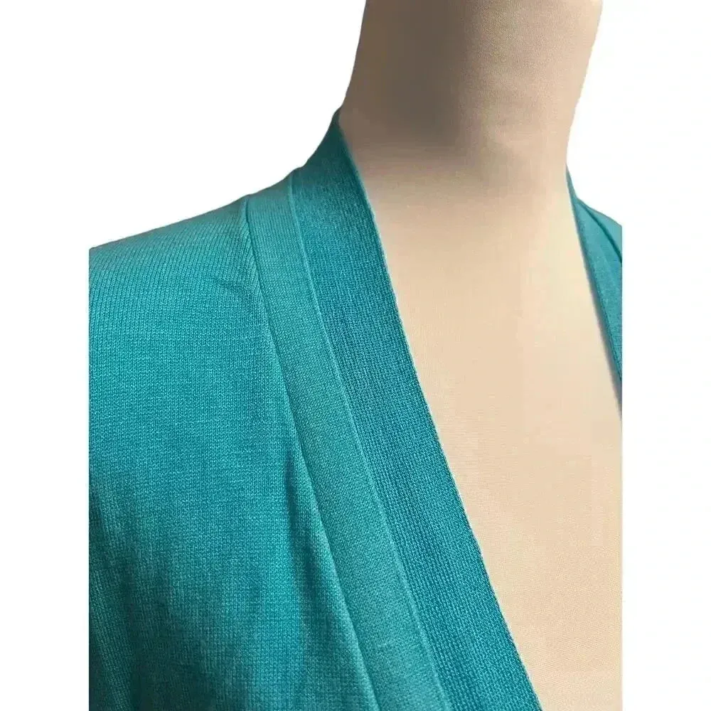 J’enure cardigan large light turquoise - Image 3