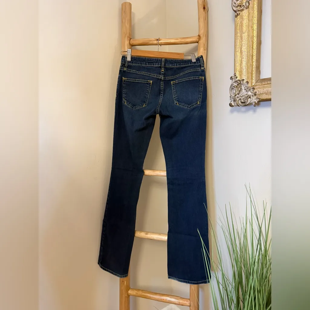 Anthropologie Pilcro and Letterpress Low Rise Bootcut Blue Jeans Size 26 - Image 7