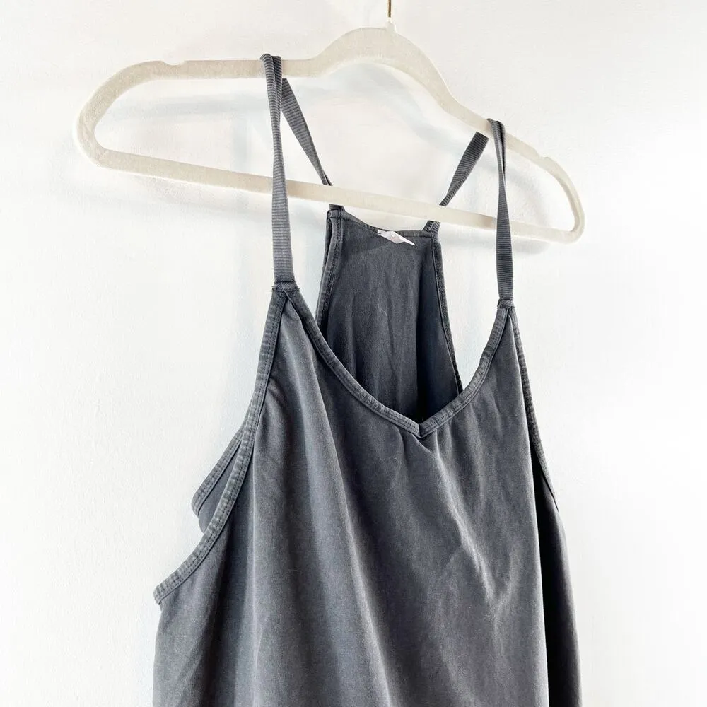 Free People Movement Hot Shot Mini Dress Washed Black Medium - Image 7