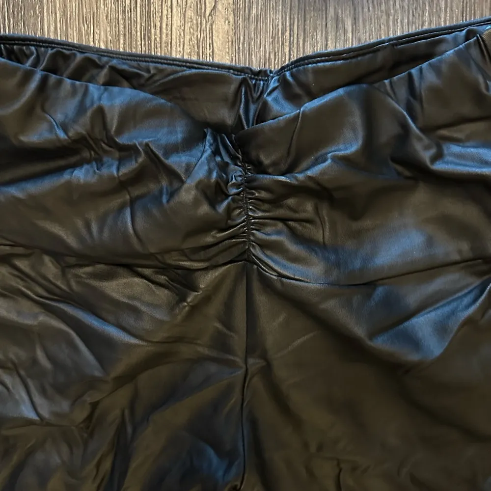 Bell Bottom Leather Pants - Image 2