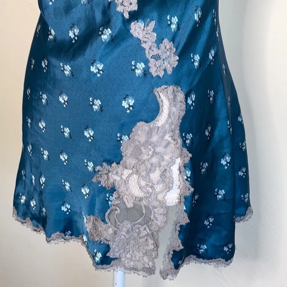 Victoria’s Secret Angels Floral Satin Slip Dress - Image 3