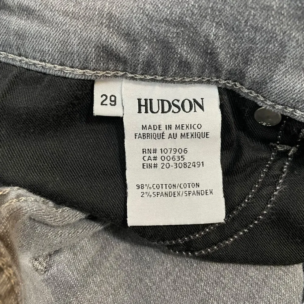 Hudson Krista Low Rise Super Skinny Distressed Jeans in Grey Size 29 - Image 9