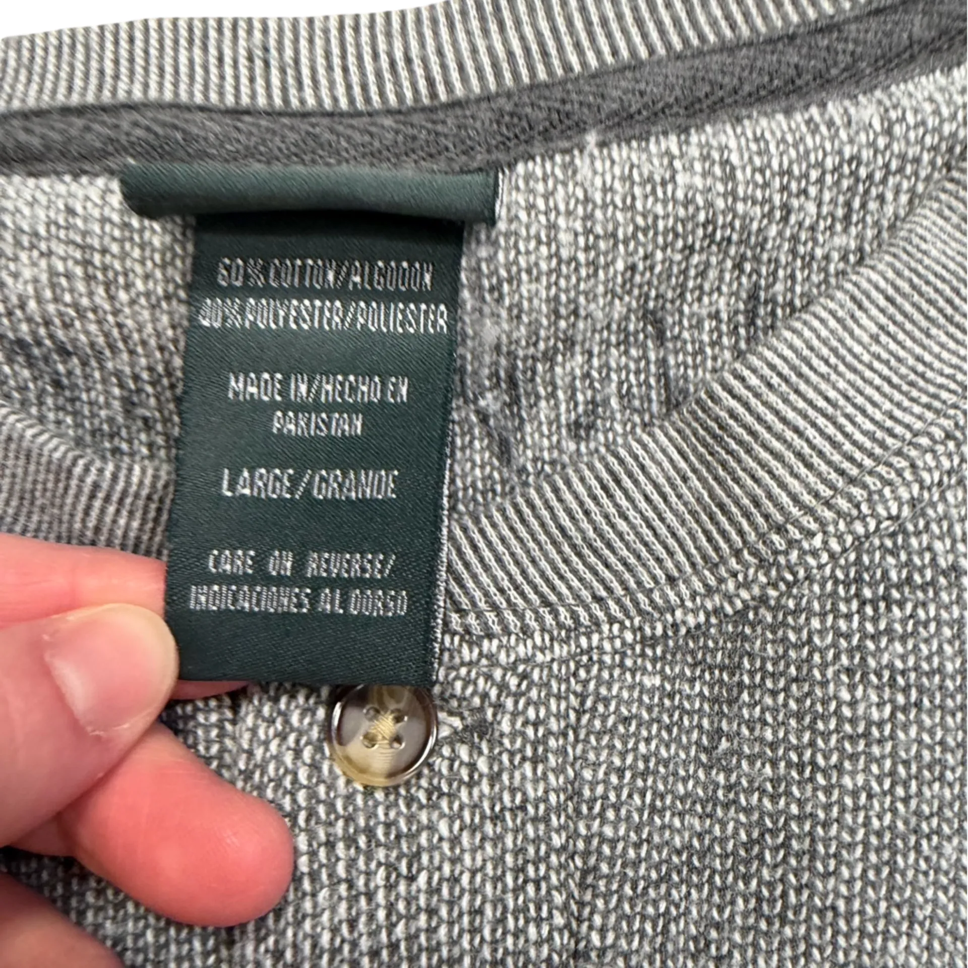 🔥 Women’s Pro Edge Tennessee Volunteers Grey Henley Sweatshirt Size L Gray Size L - Image 5