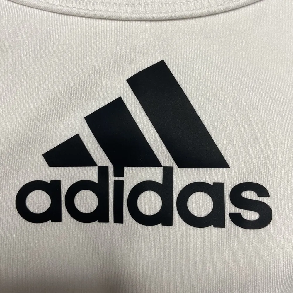 ADIDAS Women’s White Don’t Ask Sports Bra Size XS NWT - Image 3