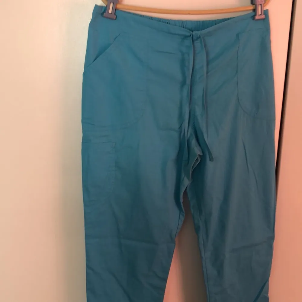 Scrubstar Scrub Bottom Size Medium Blue Color With Drawstring Elastic Waist - Image 2