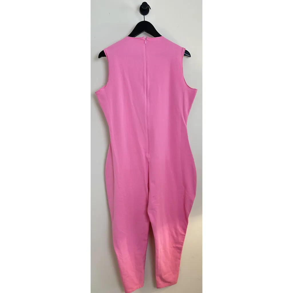 SKIMS Outdoor Crew Neck Sleeveless Catsuit in Bubble Gum Size 4X - Image 4