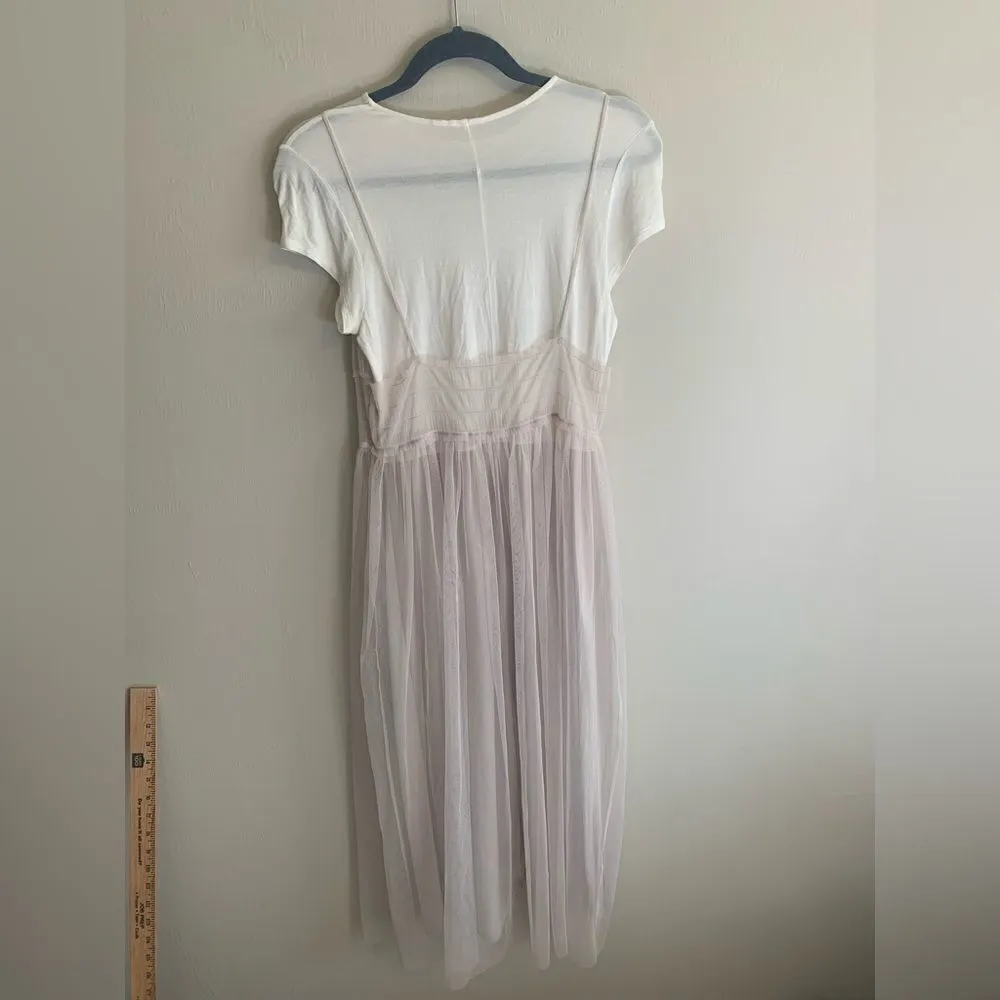 Lauren Conrad Tea Room Dream Layered Slip Tulle Dress sheer Size Medium - Image 2