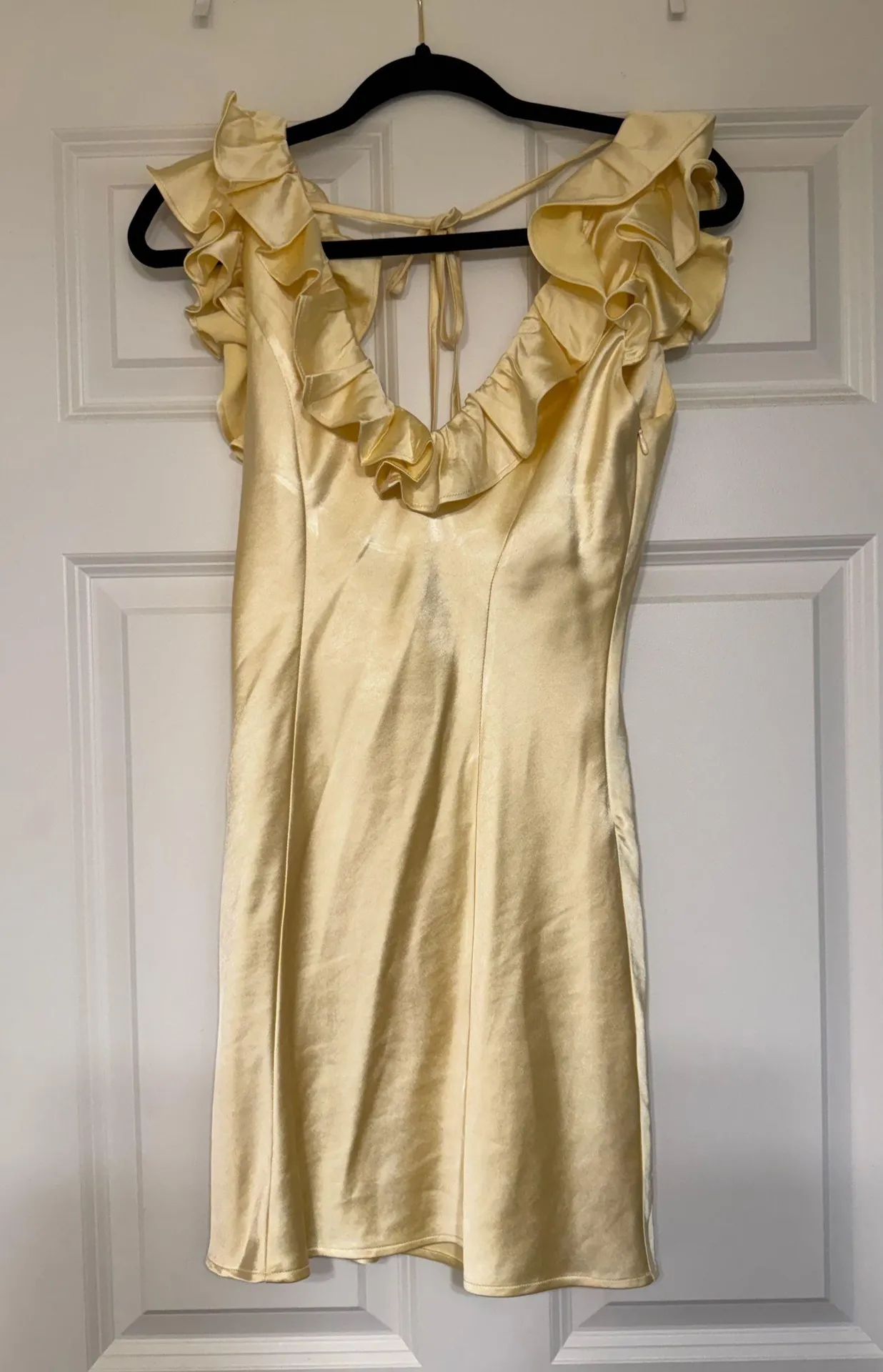 Princess Polly Yellow Frill Dress - Image 5