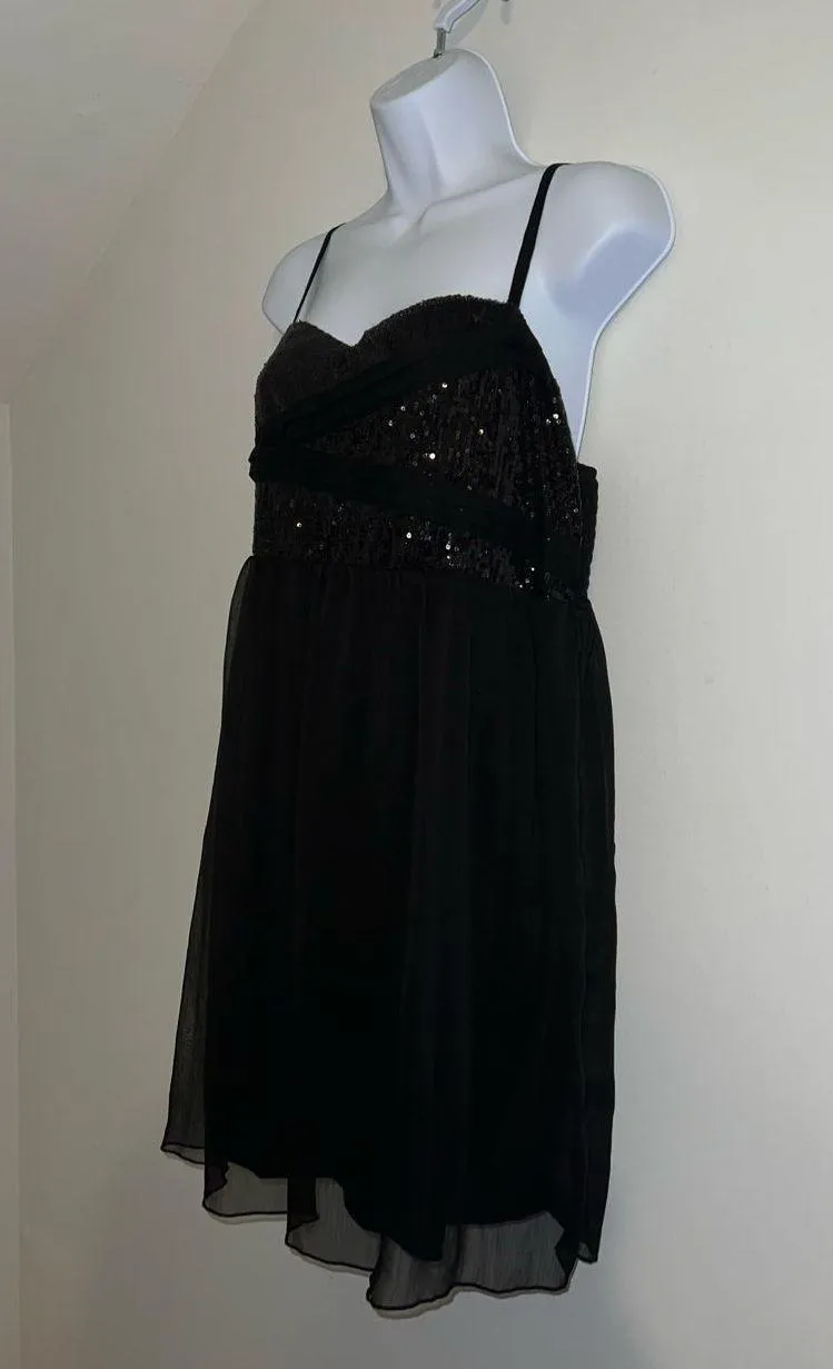 Women’s Black American Rag Sequined Mini Dress/Top - Image 3