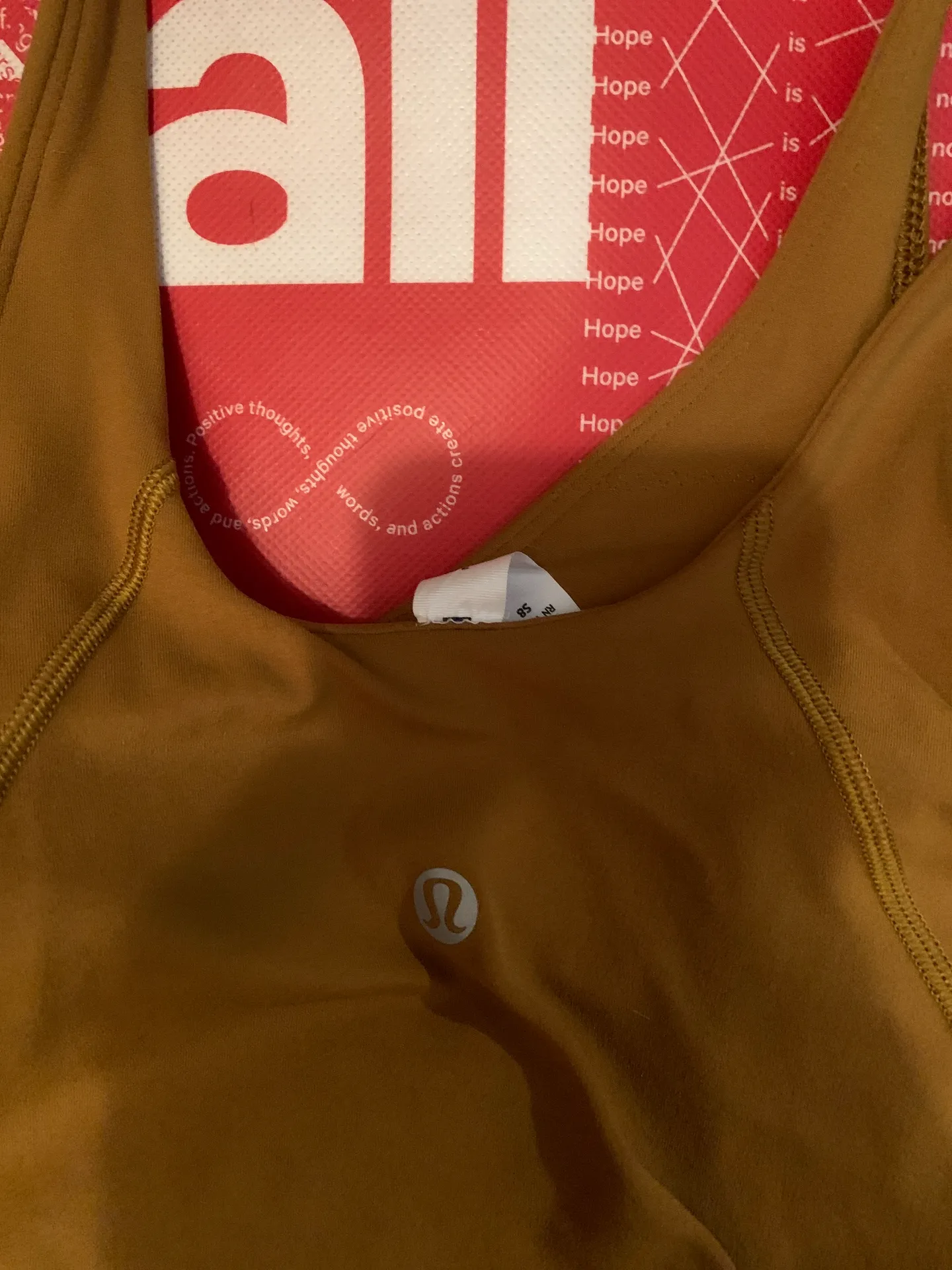 Lululemon Mustard yellow align tank - Image 2