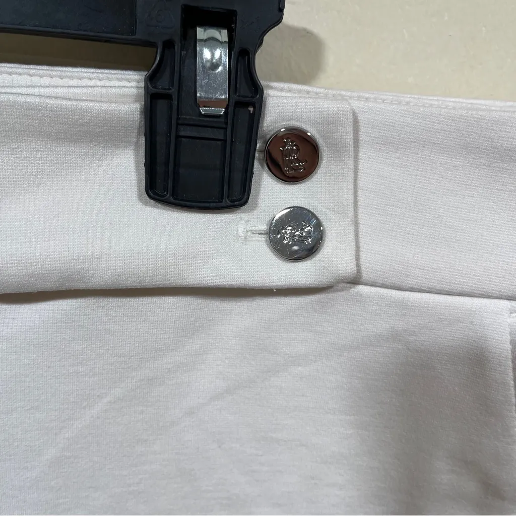 NWT Lauren Ralph Lauren black label White Avery Tailored Pants size small - Image 2