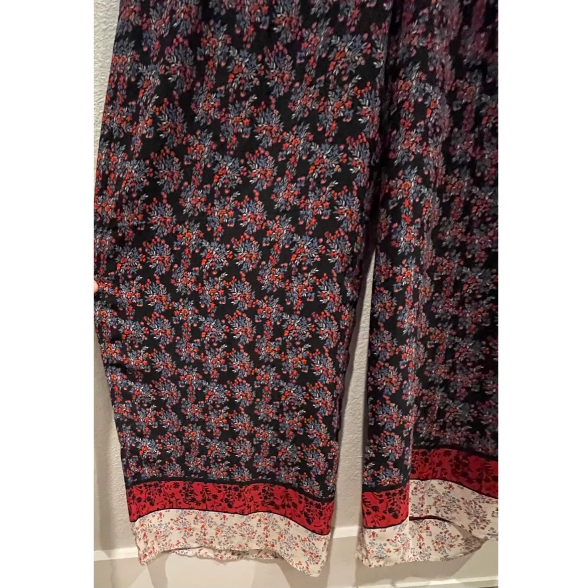 Francesca's Lisbeth Border Print Jumpsuit - Image 8