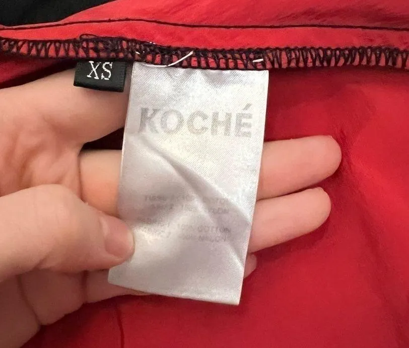 Koché Black Oversized Denim Jacket - Image 14