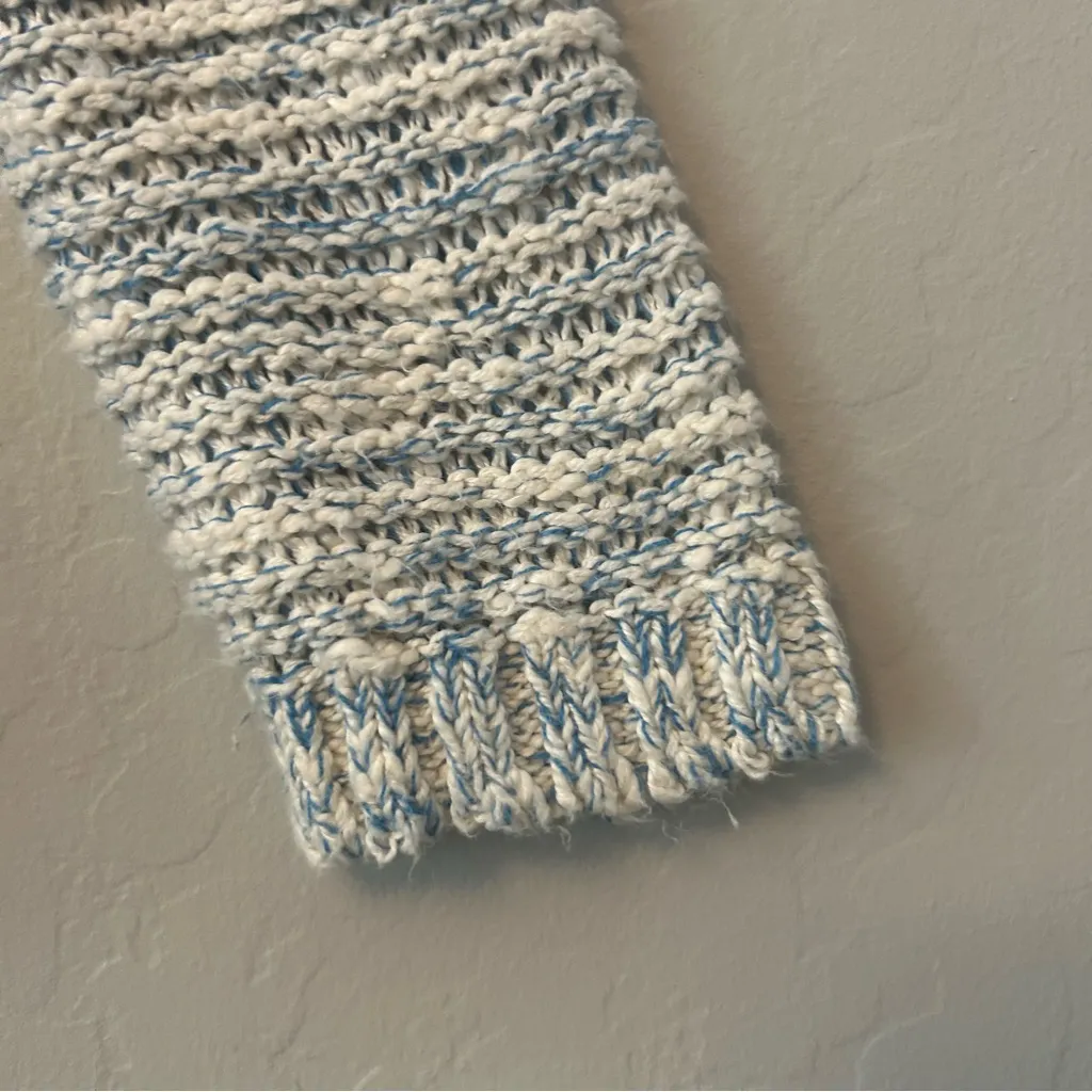 ⭐️Hollister blue and white boho duster long sleeve cardigan size XS/S - Image 14