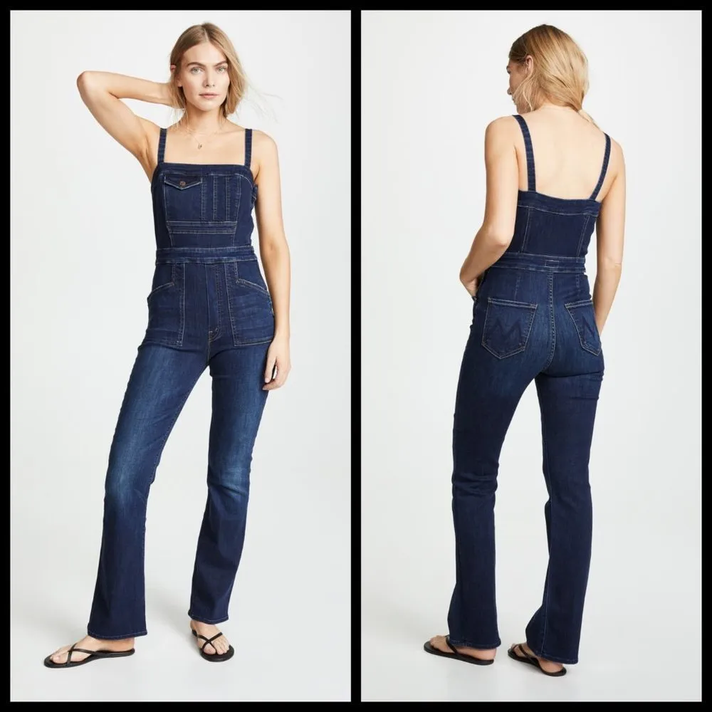 💕MOTHER💕 The Pocket Hustler Overall ~ Up Your Alley 29 Blue - Image 7