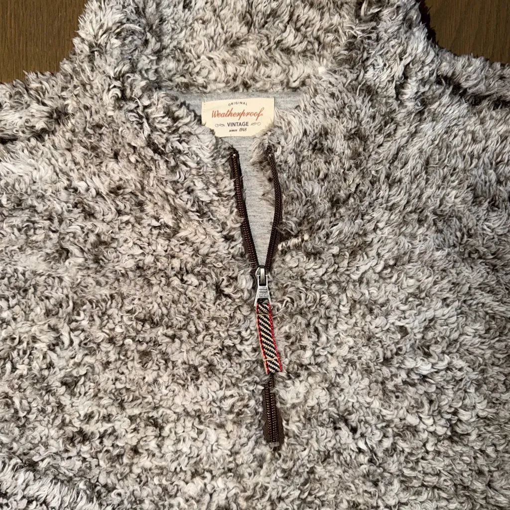 Original Weatherproof Vintage Women’s Sherpa Jacket Size XL Soft & Fluffy - Image 2