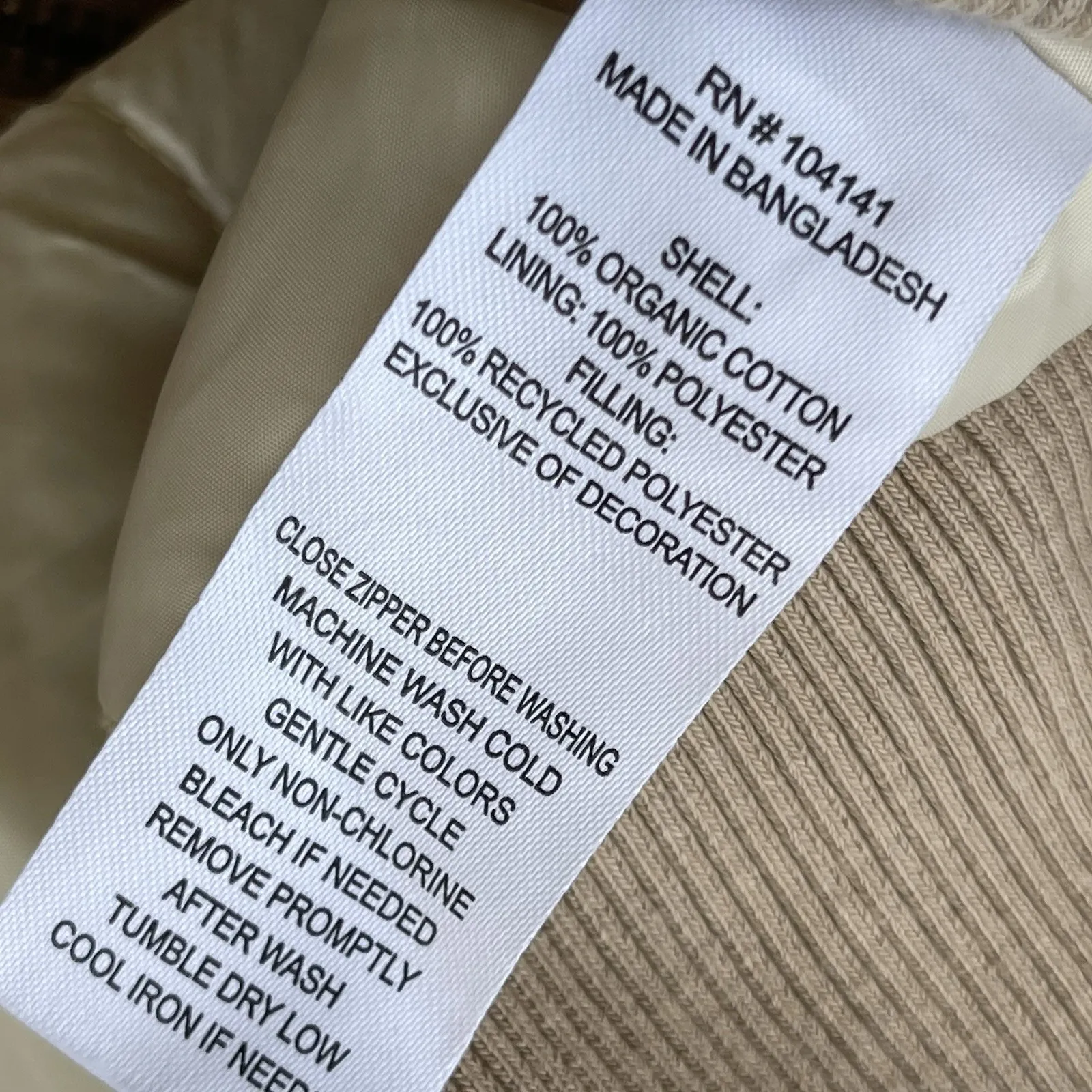 ALPINE DESIGN Corduroy Quilted Full Zip Hoodie Medium Khaki NEW Hiking‎ Casual - Image 14