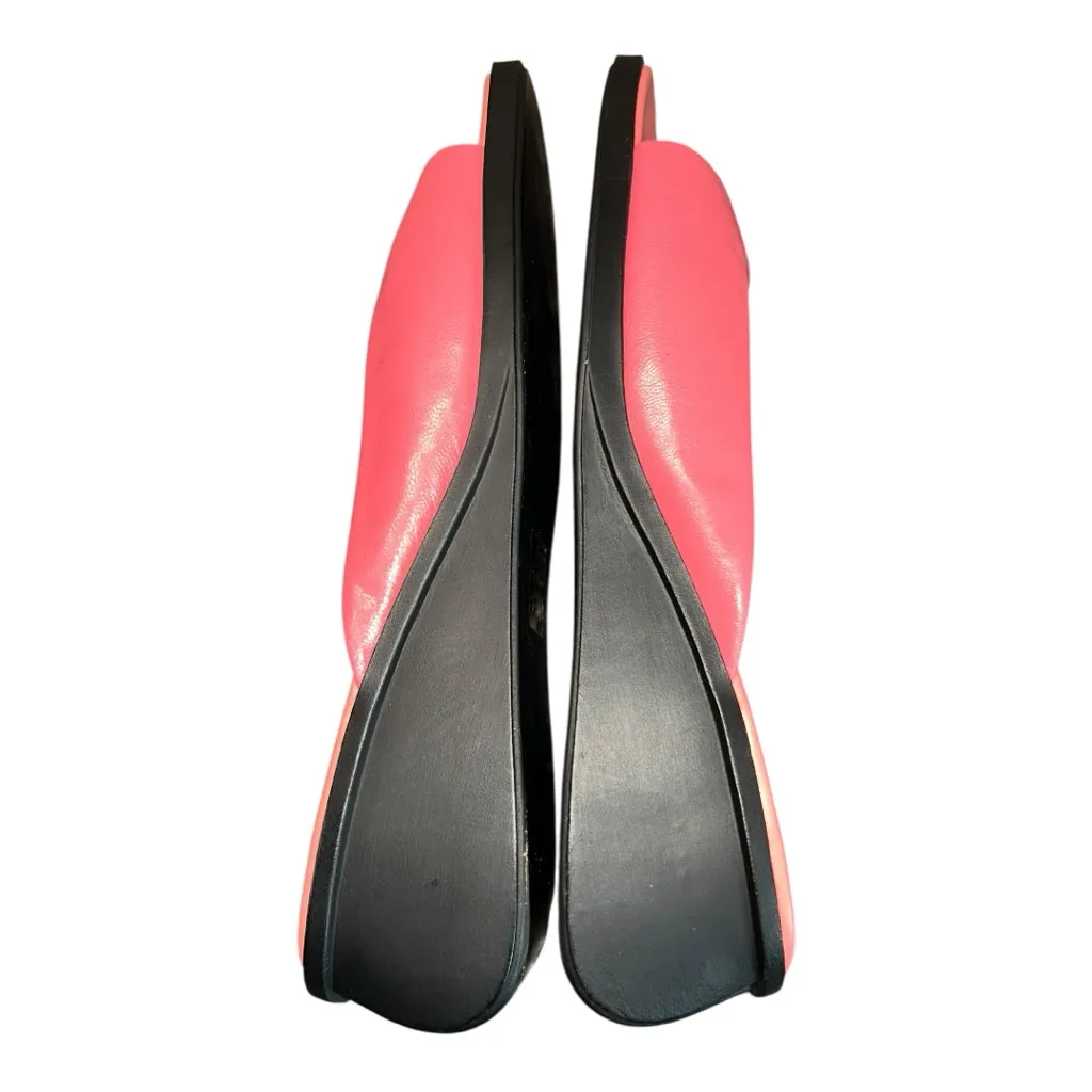 IMPO Women’s Coral Salmon Wedge Slide Sandals Size 10 New - Image 2