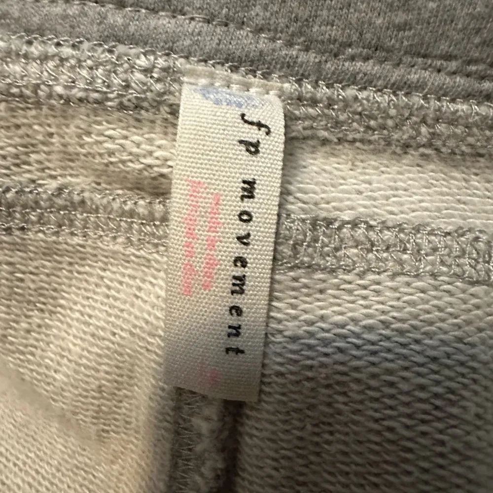 FREE PEOPLE MOVEMENT Off Road Joggers Gray Belted Waist Heather Gray Women’s L - Image 5