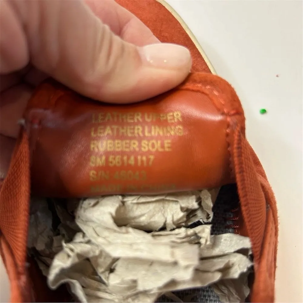 Tory Burch Women's Suede Slip-On Sneakers Red Size 8 Casual Shoes - Image 8