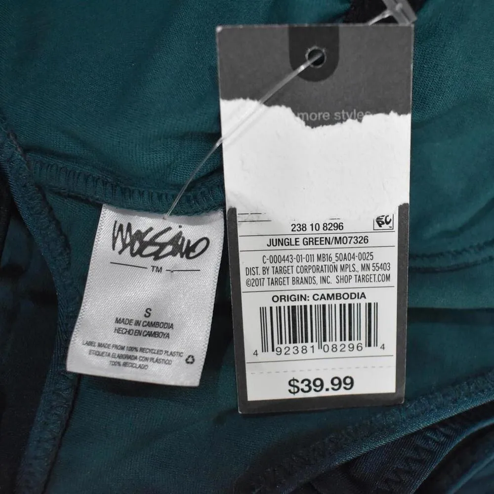 Mossimo Jungle Green Grommet Lace Up One Piece Swimsuit Size Small - Image 9