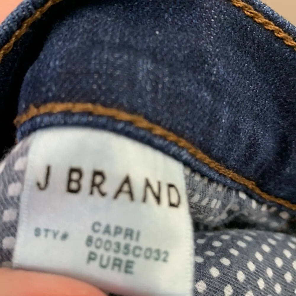 J Brand Capri in Pure Blue Jeans - Image 3