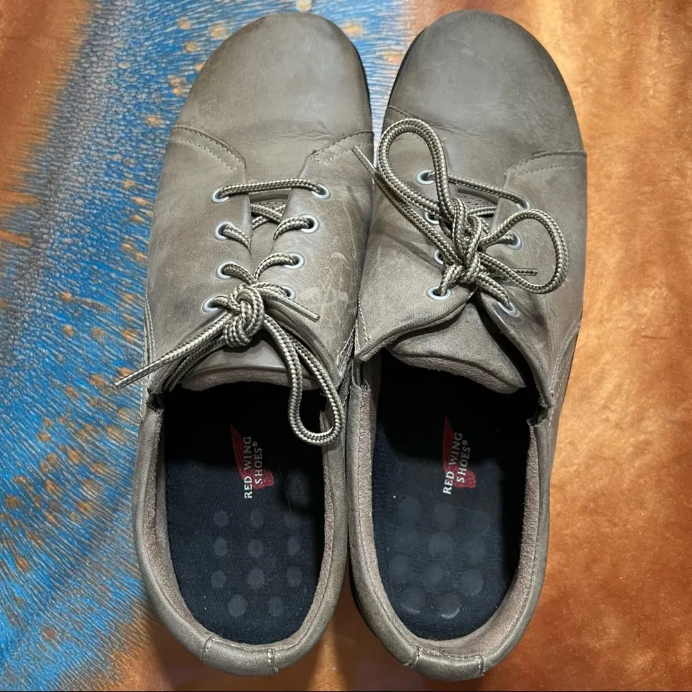 Red Wing Leather lace up Klogs size 9.5 - Image 4