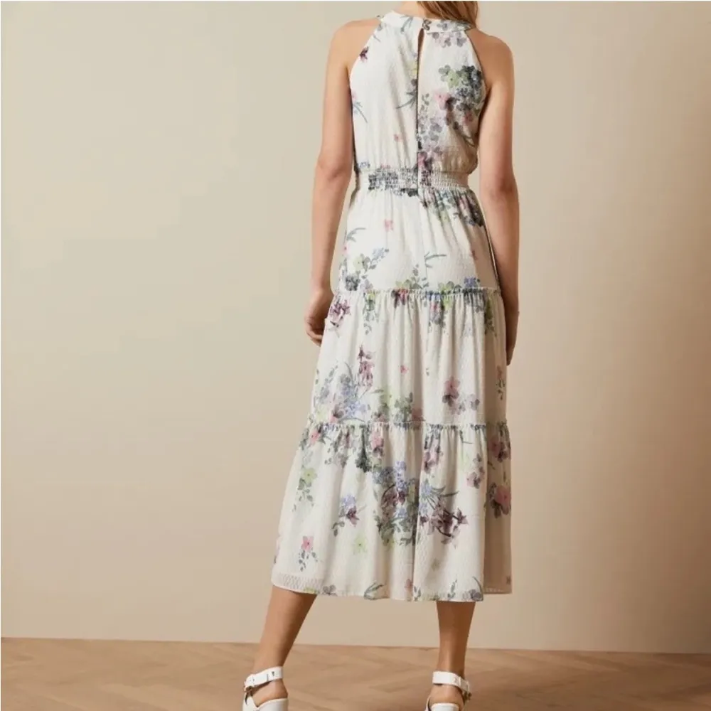 Ted Baker Pergola Tiered Halter Neck Midi Dress Size undefined - Image 2