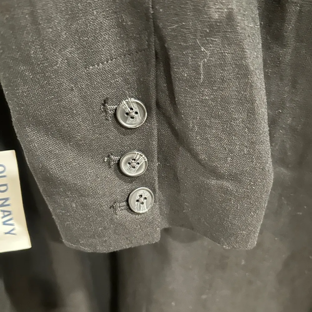 Old Navy Double-Breasted Linen-Blend Suit Blazer - Image 4