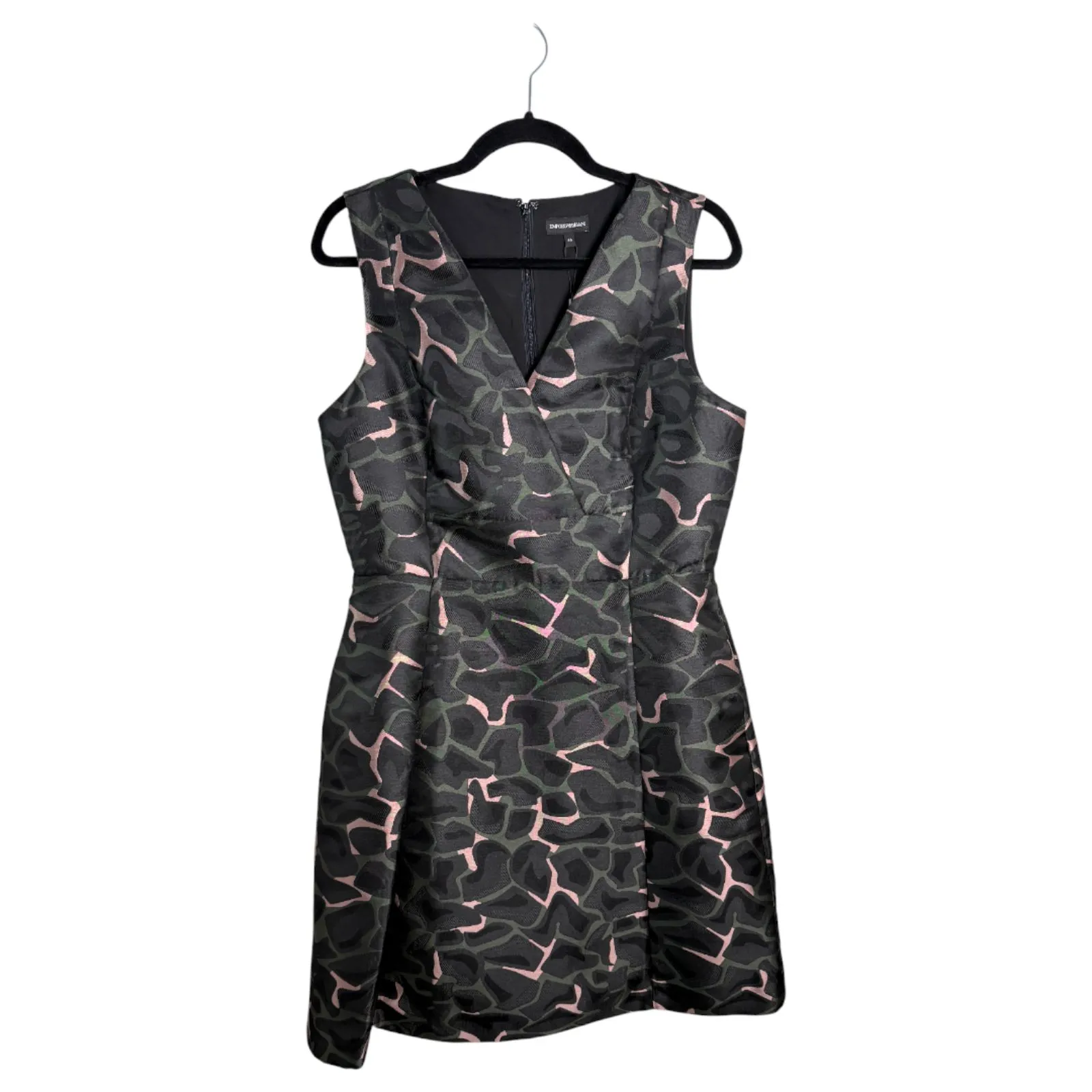 Emporio Armani Duchesse Dress Leoflower Jacquard Size IT 46 US 10 NEW with Tags - Image 7