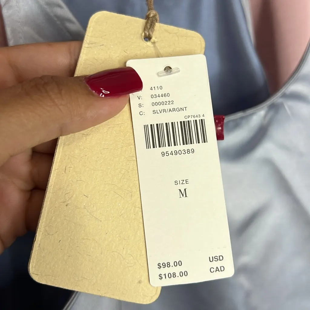 Anthropologie Let Me Be Shine Halter Babydoll Tank. Size M - Image 7