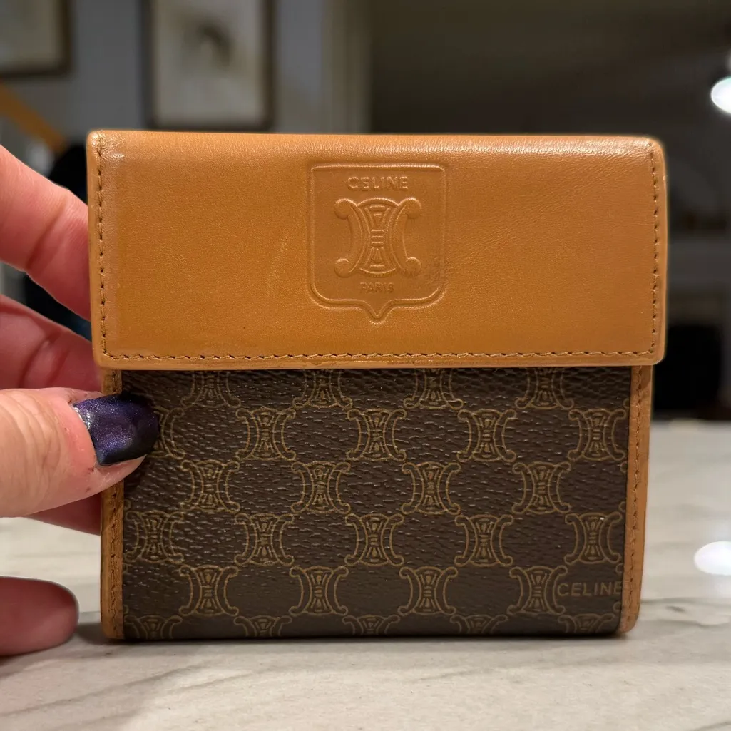 CELINE  MACADAM BI-FOLD COMPACT WALLET VINTAGE - Image 3