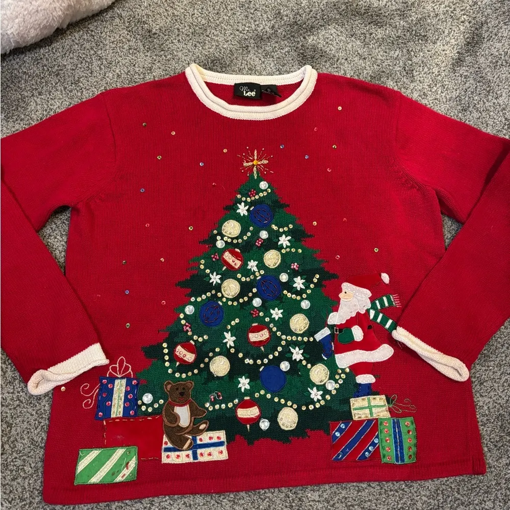 Ms Lee Vintage Christmas Sweater - Image 2