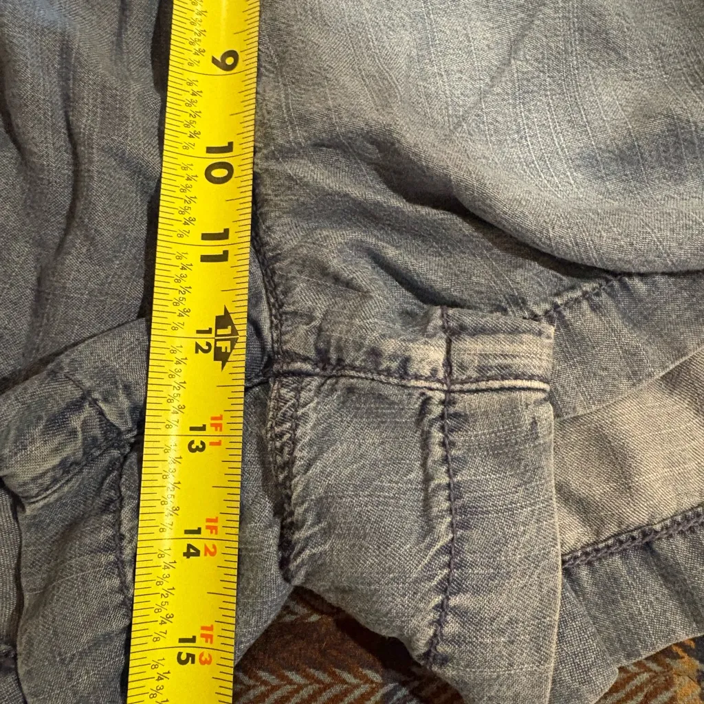 American Eagle women's shorts high-waisted paperbag-style short - Image 11