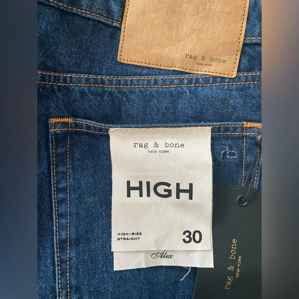 Rag & Bone NWT Women’s Alex High Rise Straight Jeans Size 30 High Waist - Image 14