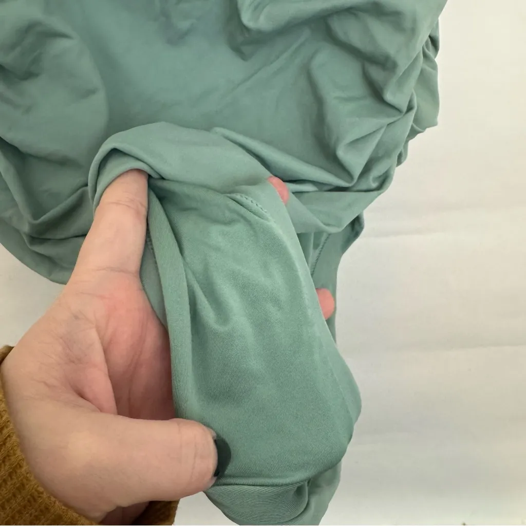 Victoria’s Secret Essential Ruched One-Piece Swimsuit Sea Foam Blue Sz XXL - Image 5