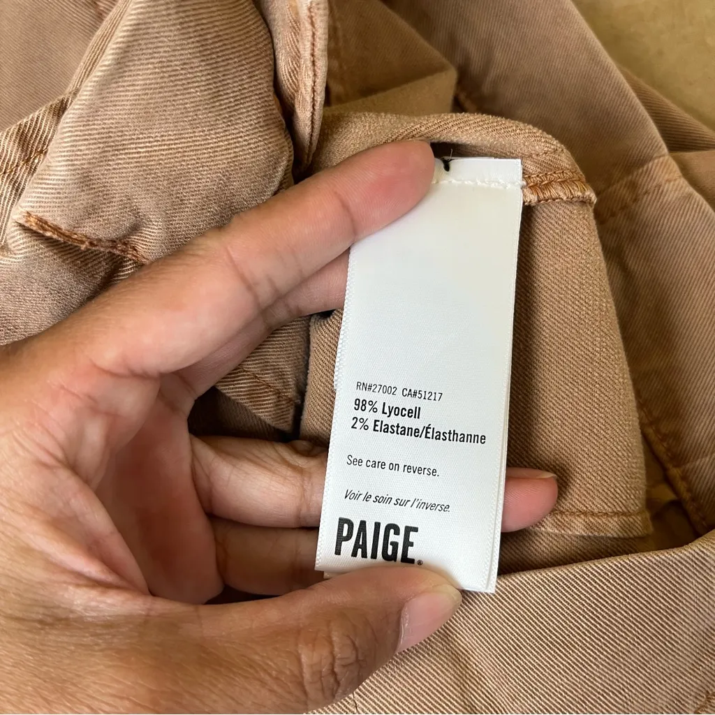 PAIGE Cropped Pacey Denim Jacket - Image 9